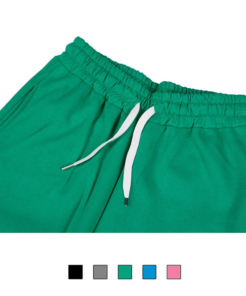CREAM SODA LAB Blank All Season Wide Elastic Pants Green