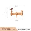 Creative Clothes Hanger Foyer Entrance Wood Hangers Multifunctional Bag Key Coat Hook Wall Mount Coat Racks Hanging Organizers