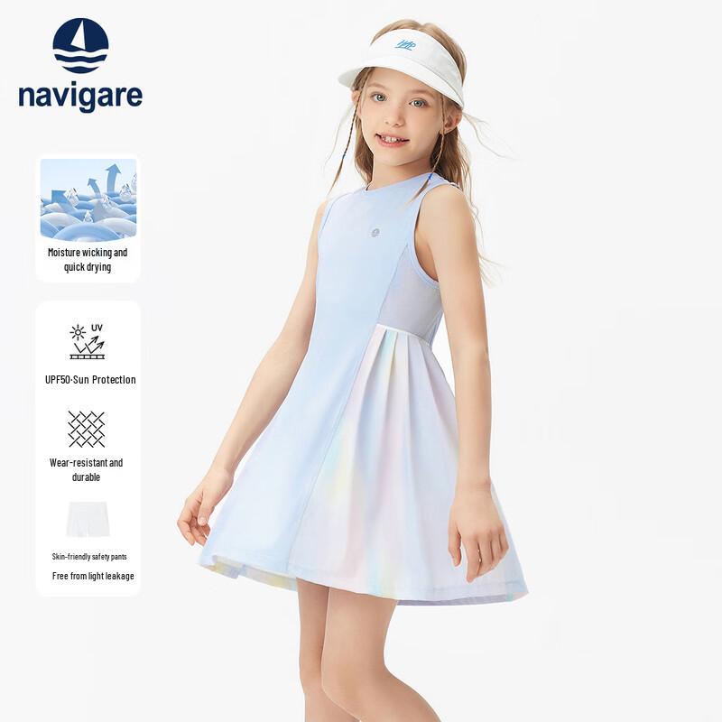 Navigare Girls Sleeveless Quick-Dry Summer Dress 165