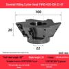 45°-75° CNC V-Shaped Dovetail Groove Milling Cutter with Inner Hole