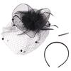 Wedding Bridal Headband Hepburn Mesh Veil Face Cover Fashion Bride Veil Hairdband  Headwear