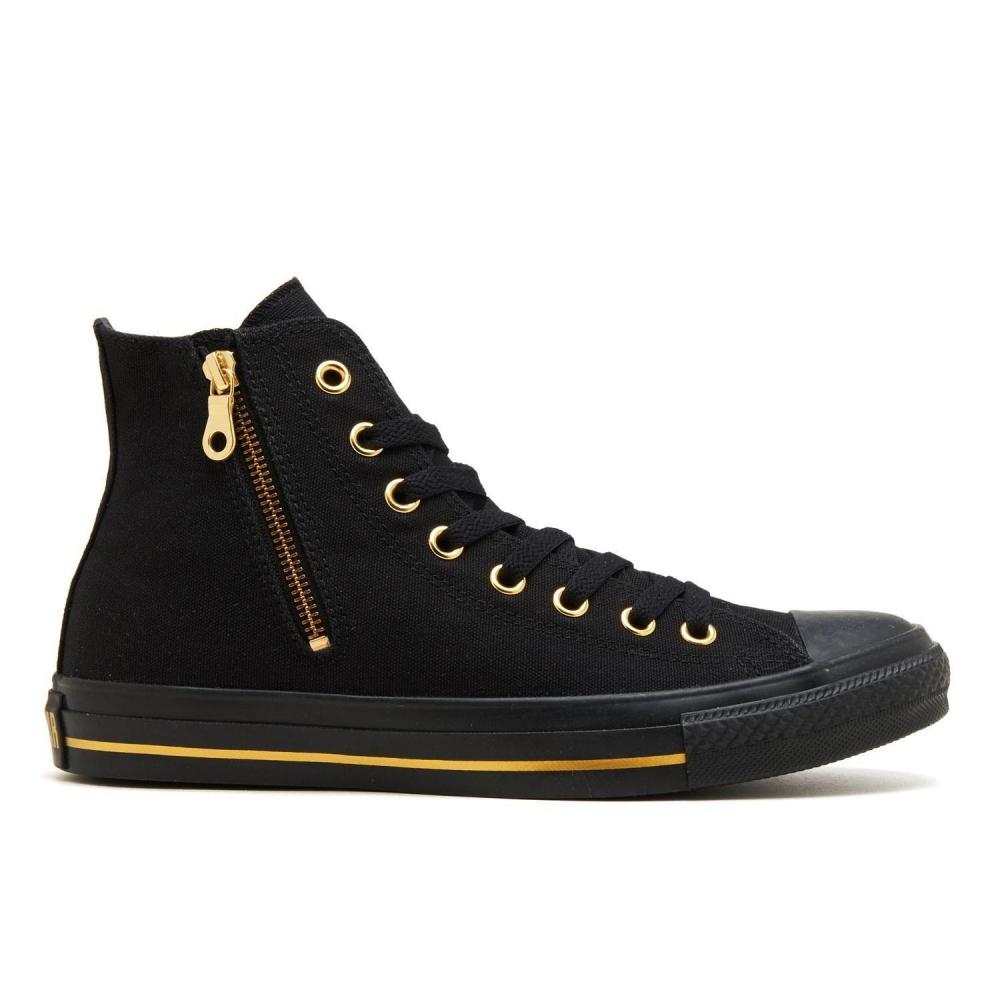 Converse All Star Gold Stripe Z Hi Black Black 31316632 Black Black