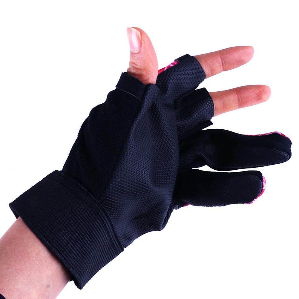 Stylish Sunscreen Gloves with 3 Half Finger & 2 Full Finger for Cycling Fishing Sports Gift