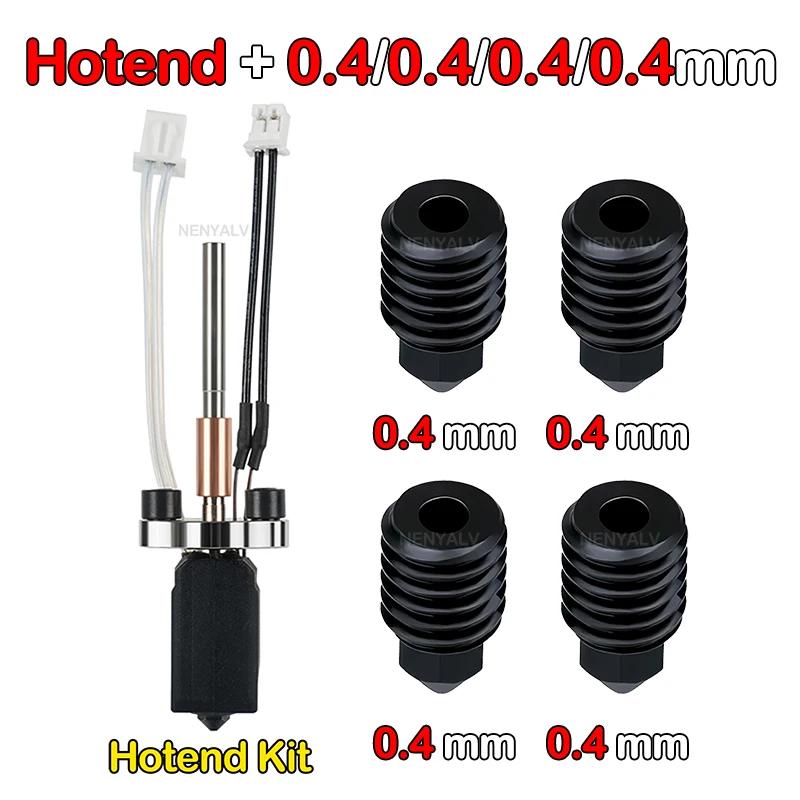 Neues Upgrade Hotend für Creality K1C/K1 MAX Hotend Austauschbare Düse Messing Hart Für K1 SE Hotend Kit 3D-Drucker