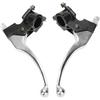 HIAORS Silver Left Right 7/8" 22Mm Clutch Brake Handle Levers Perch For XR80 XR100 CRF70 CRF70F CRF80 CRF100 XR200R CRF450R XR100 XR250 Xtreme 125Cc