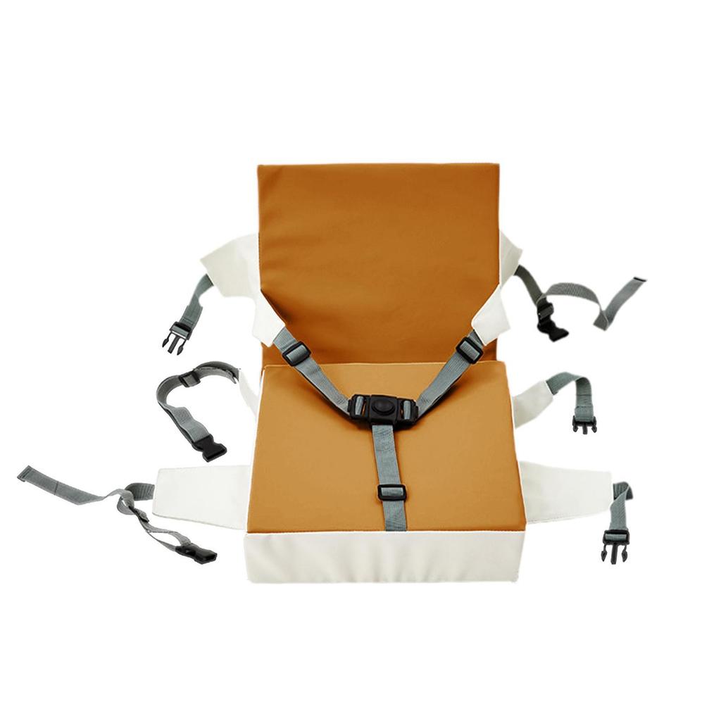 Kids Booster Seat Cushion Adjustable Seat Belts Soft High Chair Seat Cushion for Dining Room Traveling Home Use Indoor Outdoor