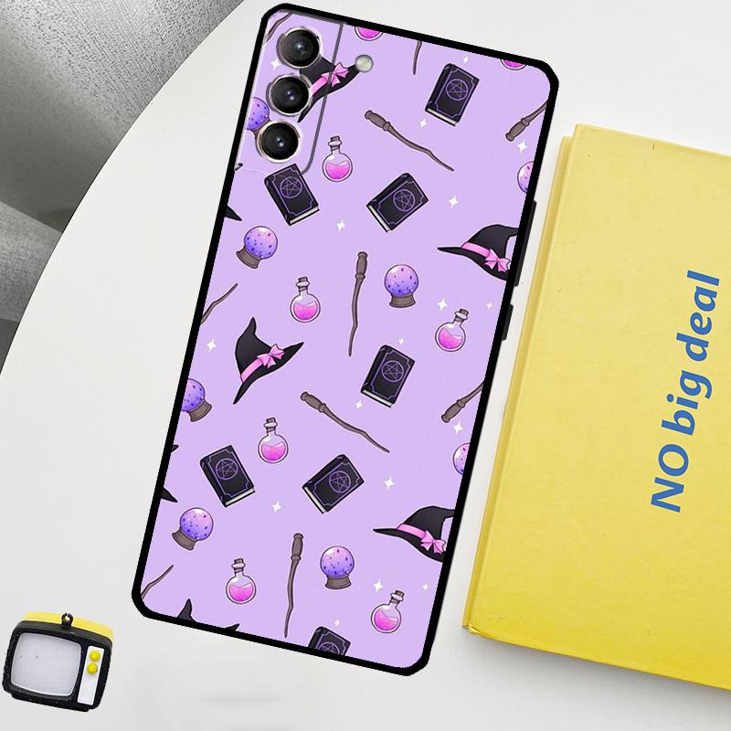 Pastel Goth Witchy Phone Case For Samsung Galaxy S25 Ultra S20 S21 S22 S23 Plus S24 Ultra S9 S10 S25 FE Cover