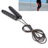 Speed Jumping Rope Anti Skid Handle Adjustable Length Thickened Fitness Jump Rope Black