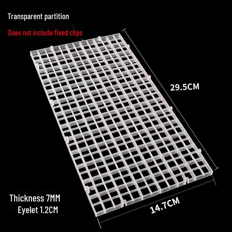 Multifunctional Plastic Aquarium Divider and Isolation Plate