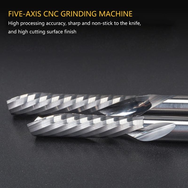 20PCS 3.175mm Shank Single Grooves Milling Cutter 2mm/2.5mm Diameter Routers Bit Engraving Tool for Metalworking