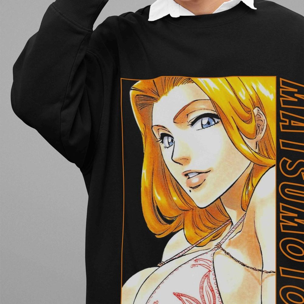 

Bleach Anime Sweatshirt Rangiku Matsumoto Sweater Manga Ichigo Bankai Pullover 4XL