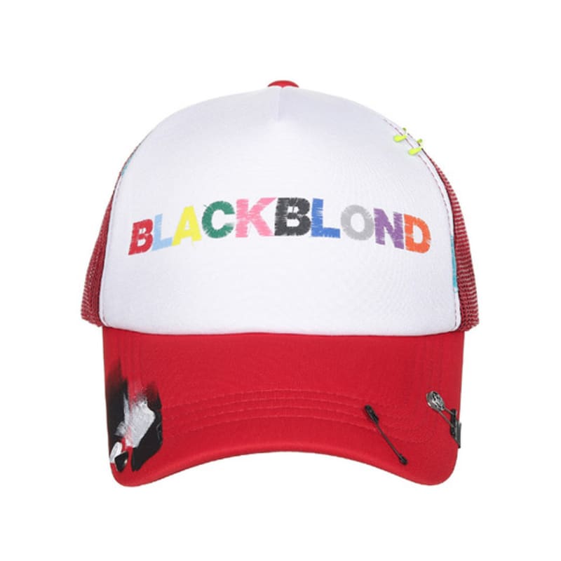 

BLACKBLOND BBD Uncover Colors Logo Trucker Mesh Cap (Red) FREE
