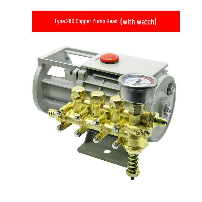 380 Type Car Washer with Full Copper Pump Head, for Black Cat High-Pressure Cleaner, 280 Type Assembly Accessories