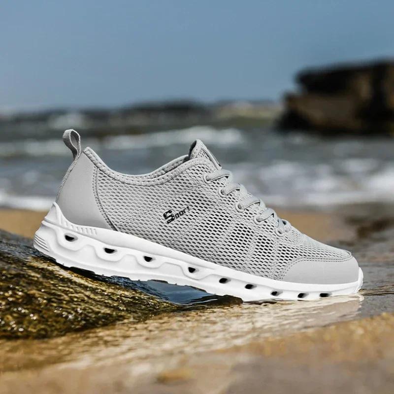 New Mens Sneakers Comfortable Men'S Casual Shoes Soft Breathable Quick-Drying Male Running Shoes Light Zapatillas De