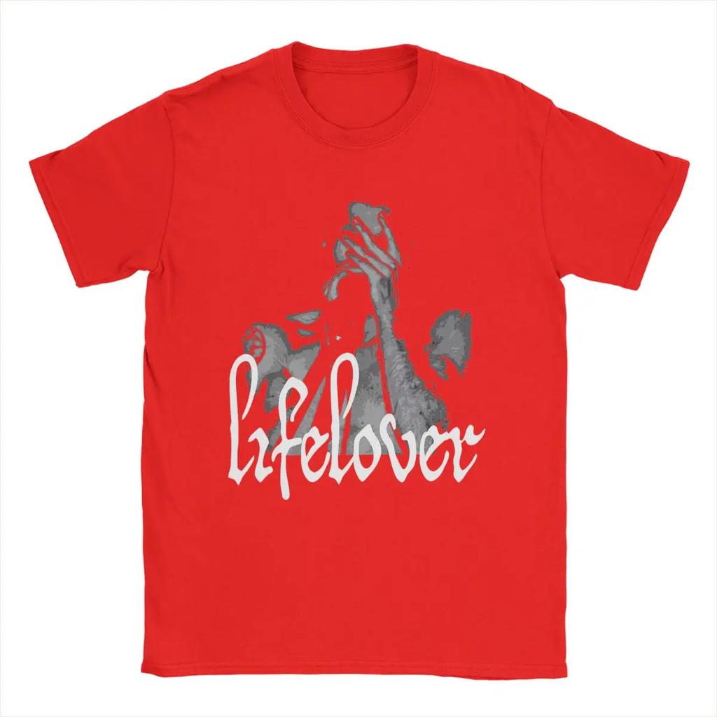 Lifelover Band Men's T Shirt Funny Tee Shirt Short Sleeve Crew Neck T-Shirt Pure Cotton Plus Size Tops
