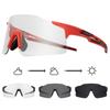 Color Changing Cycling Glasses, Nearsighted Men and Women, Outdoor Sports, Windbreak and Sand Protection Goggles, Bicycle Accessories