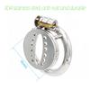 Metal Flat Cock Cage Device Penis Restraint Chastity Lock Penis Ring CB Lock Anti-Cheating Chastity Belt Adult Couple Erotica 18
