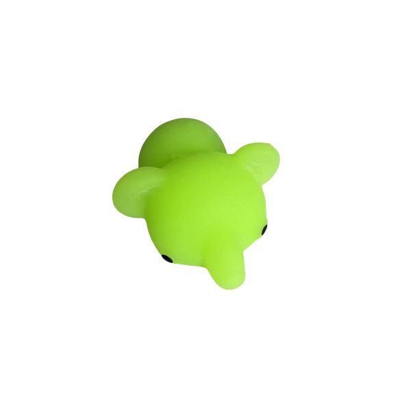 Japan Moe Small Animal Squeeze Toy: Soft Rubber Dumpling Peach