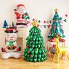 Christmas Snowman, Christmas Tree and Santa Claus, Golden Moose Balloon, Suitable for Christmas Party, New Year, Birthday