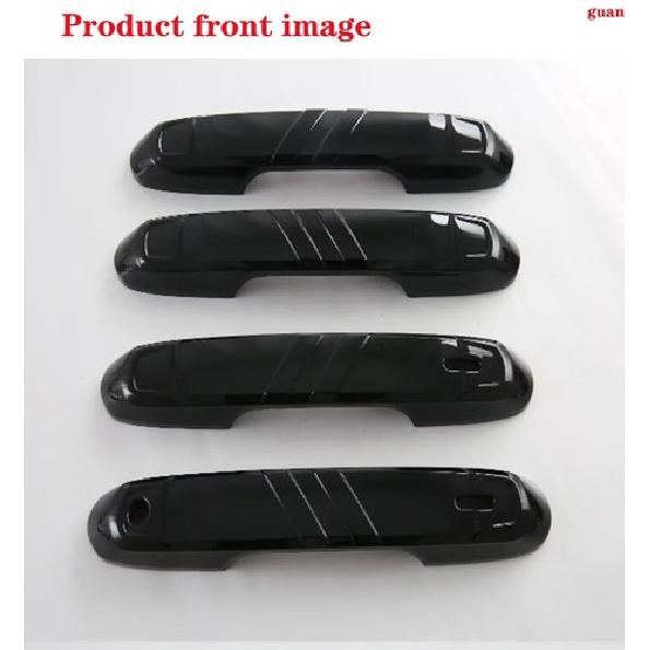 Car handle decorative strip Black For Toyota Land Cruiser 2024-2025