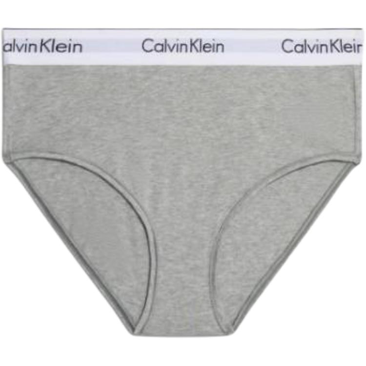 

Calvin Klein Трусы-слипы женские с принтом букв на поясе, серые 000QF6280E-020 M