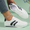 Fashion Ladies Shoes 2025 Hot Sale Lace-up Women's Vulcanize Shoes Fashion Color Matching Plus Size Best Seller Outdoor Casual Shoes