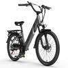 LANKELEISI ES500 Motor de 500W Bateria de 48V14.5AH Bicicleta Elétrica Urbana de Trekking
