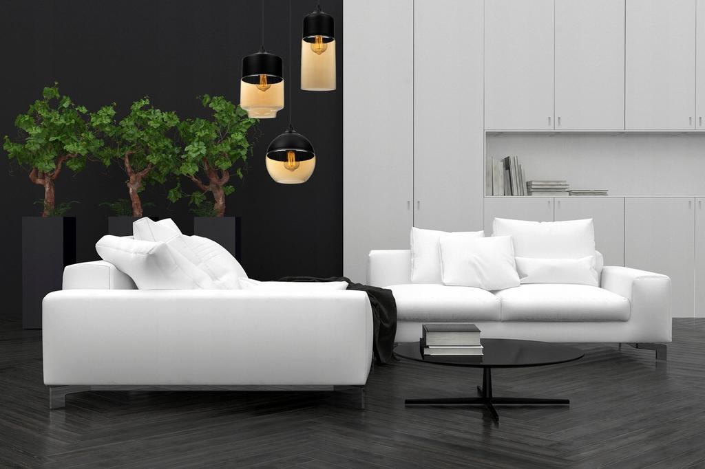 HANGING CEILING LAMP, GLASS PLAFON, LED LAMP