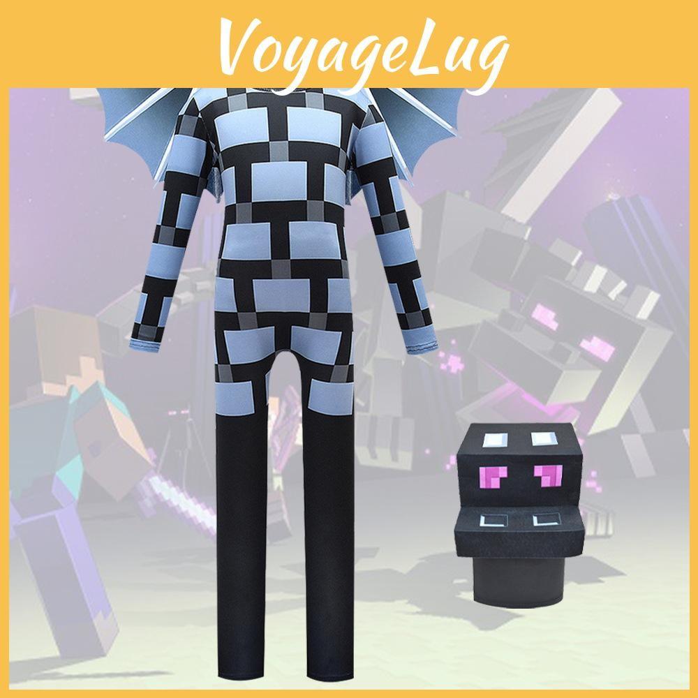 Dragon Minecraft Ender Cosplay Costume Halloween Party Stage Gift Performance