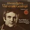 LP-Schallplatte KURT MOLL CORD GARBEN Brahms Lieder Vier Ernste Gesänge 23525 ACANTA 1983 Deutschland Klassik Gebraucht