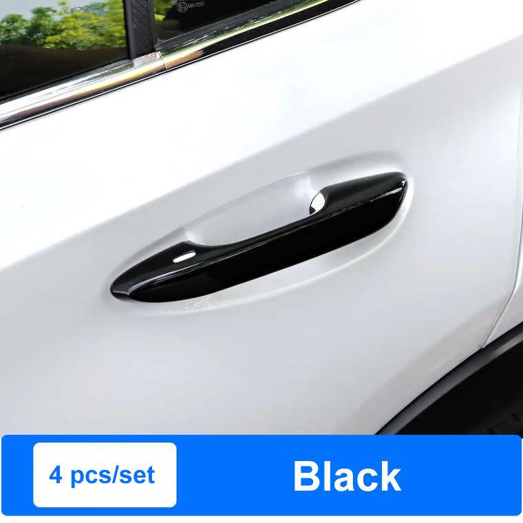 

QHCP ABS дверная ручка накладка из углеродного волокна стиль автомобильная внешняя дверная ручка рамка наклейка 4 шт./компл. подходит для Lexus UX200