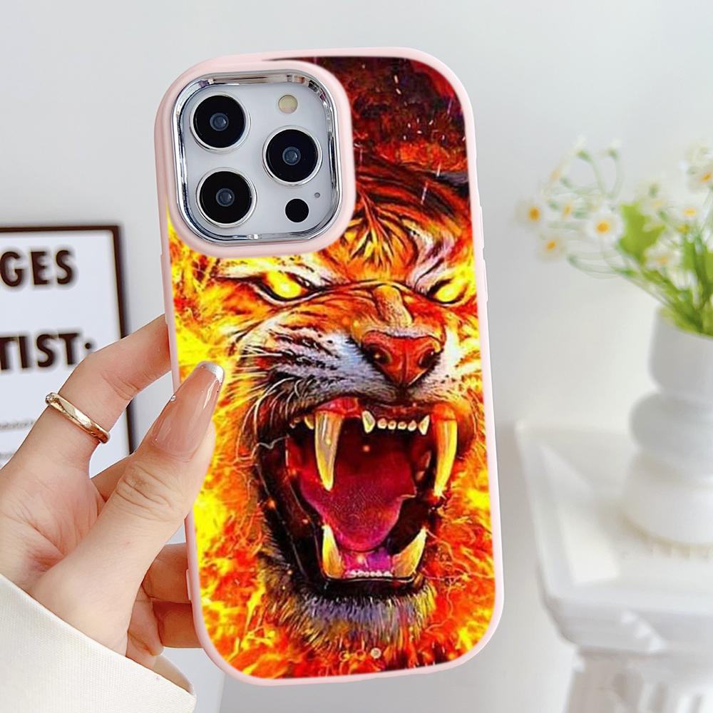 LZ2 Bath fire rebirth Tiger and horse Soft Phone Case for Samsung S24 Ultra S23 Plus A16 A54 A52 Infinix Hot 40 30i Lens Protection Shockproof Cover