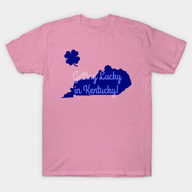 T Shirt Women Lucky In Kentucky Harajuku Print Kawaii Tshirt Summer Short Sleeve Female T-Shirt Top Tee