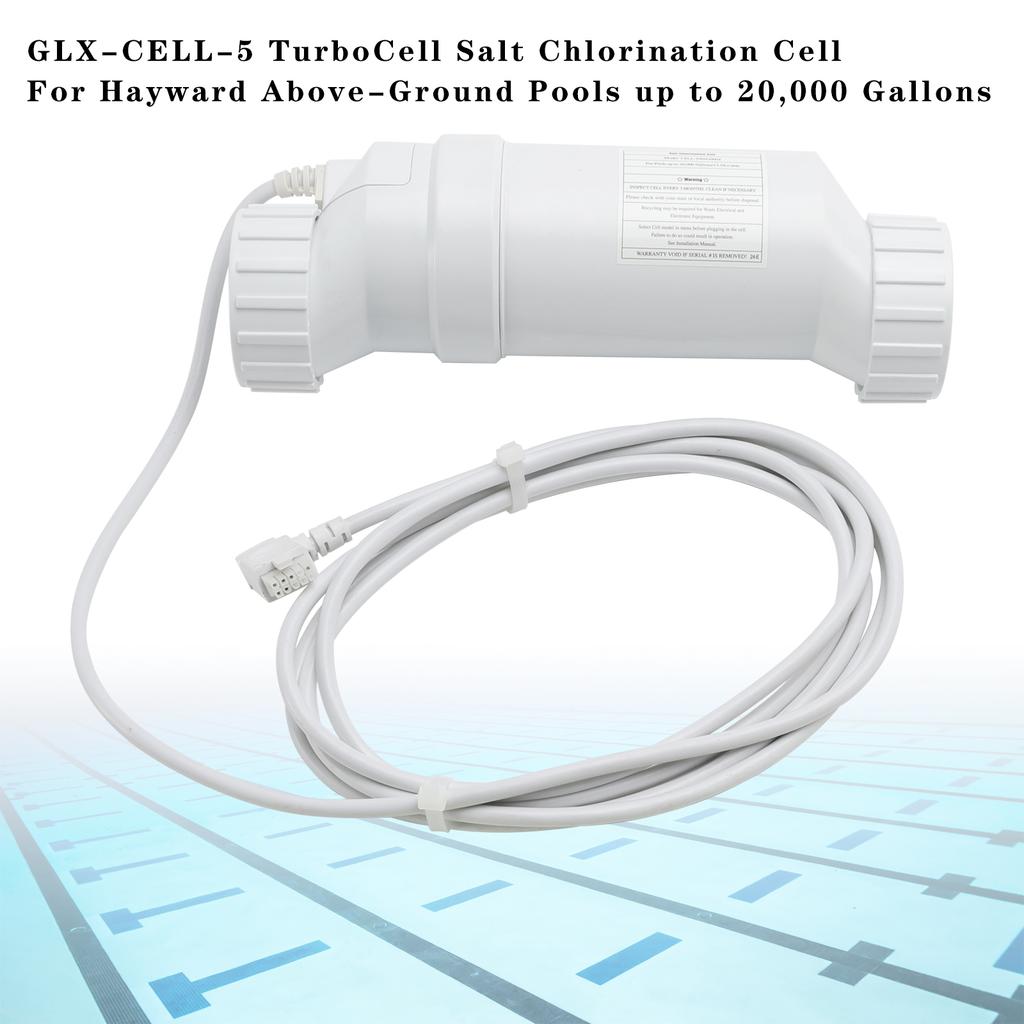 GLX-CELL-5 TurboCell Salt Chlorination Cell For Hayward Pool Up To 20000 Gallons