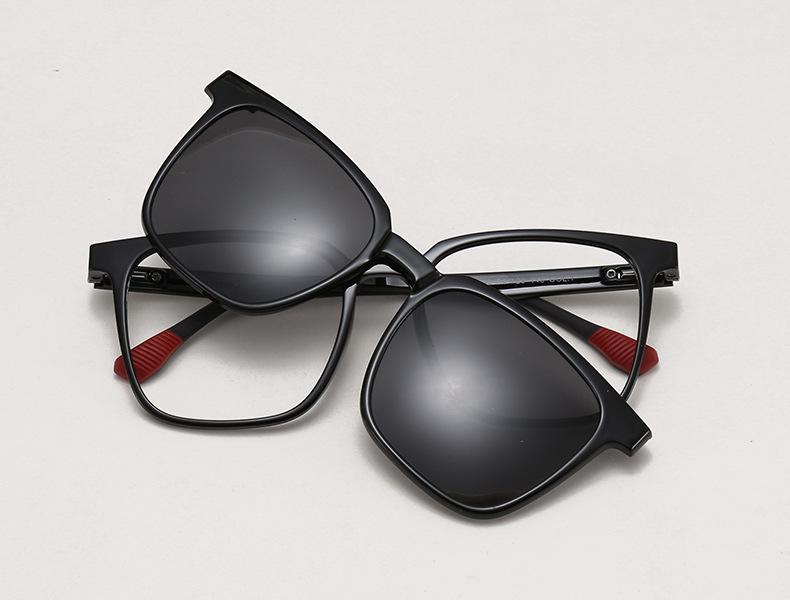 TJ2190 Unisexová sada slunečních brýlí tři v jednom s magnetickým polarizačním klipem