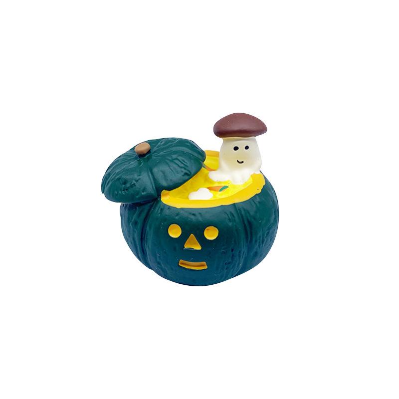 

New!Japan Zakka 2025 Halloween Japan Decor Bookshelf Decoration Collectible Home Decor Resin Craft Ornaments Scene Decoration S