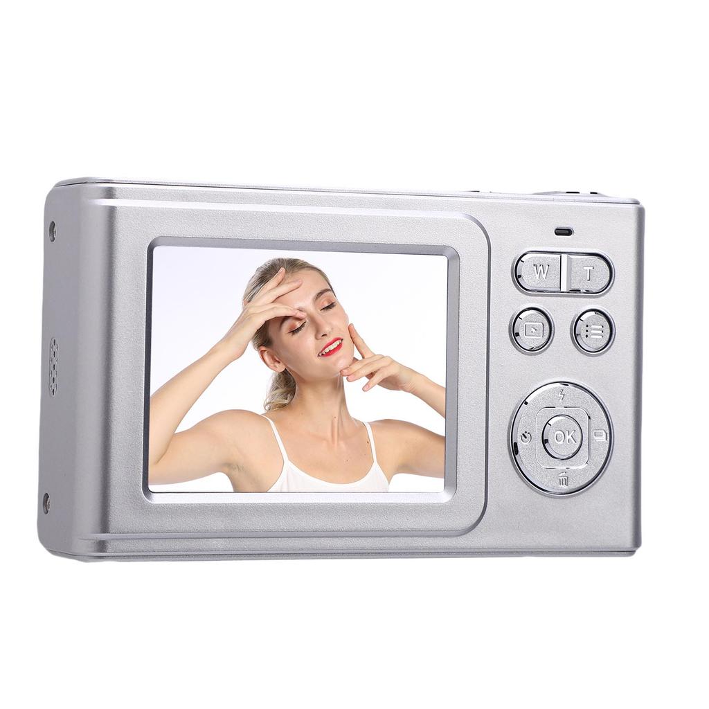 Digital Camera 48MP 1080P Video Recording 5x Digital Zoom AF Autofocus 2.4 Inch Screen Compact Video Camera for Student