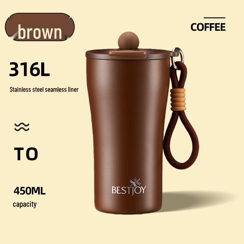 

FUGUANG BESTJOY 316L Stainless Steel Insulated Coffee Mug 450ml