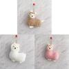 Plush Alpaca Toy With Short Pile Fabric For Kids And Collectors
