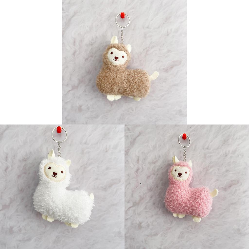 Plush Alpaca Toy With Short Pile Fabric For Kids And Collectors