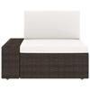 VidaXL Garden Furniture Set 8 Pcs Woven Resin Brown