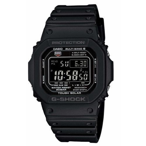 

Casio G-Shock Радиоуправляемые Солнечные Часы с EL Подсветкой, GW-M5610-1BJF, Черные