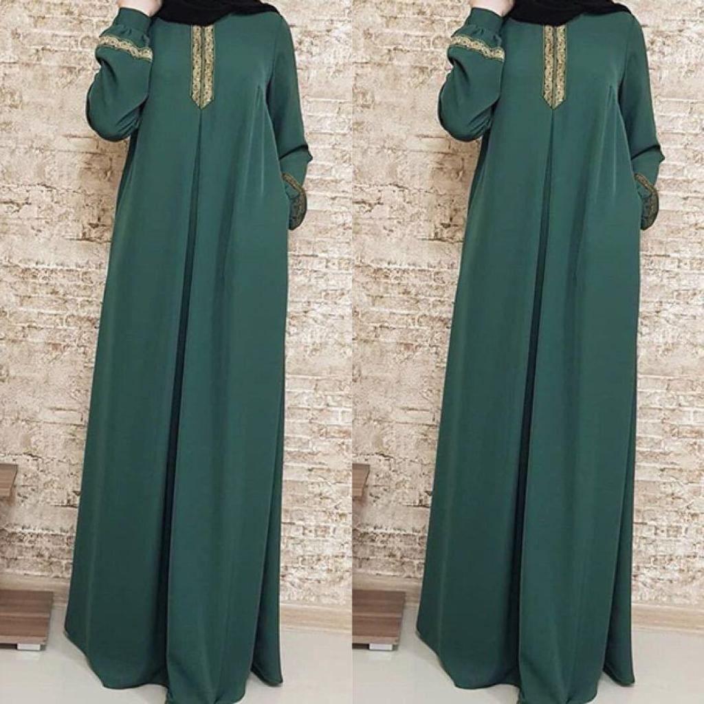 2024 Ethnic Print Loose Long Dress - European & American Style Boutique
