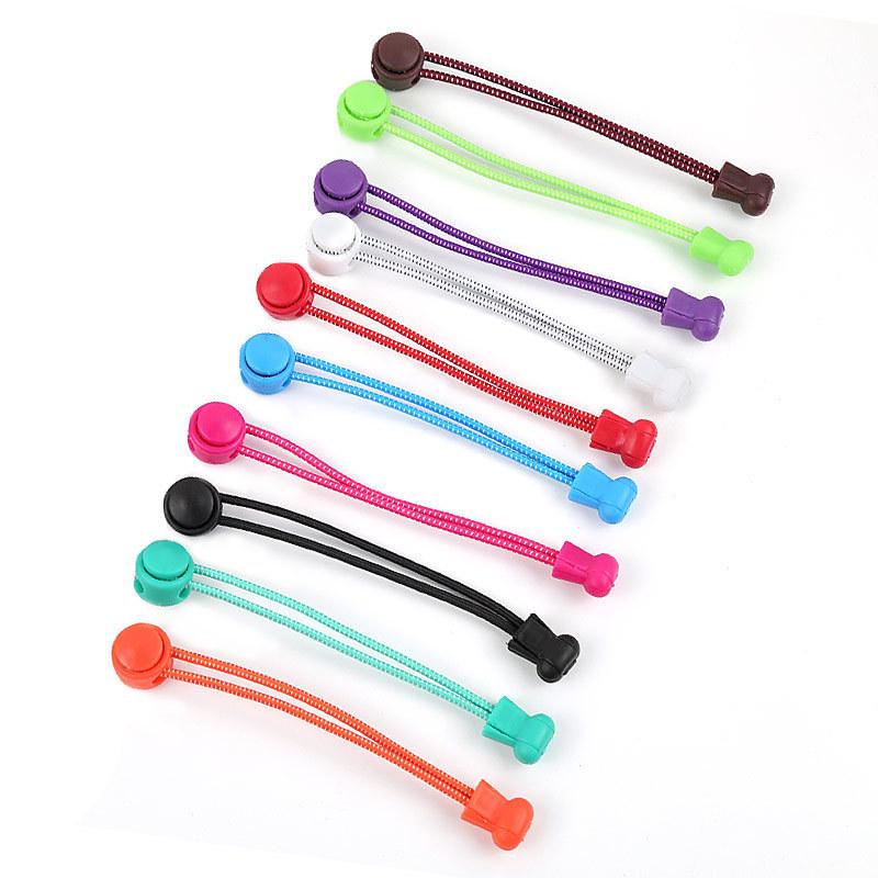 Elastic Stretch No-Tie Shoelaces: Colorful Round Laces for Adults & Kids