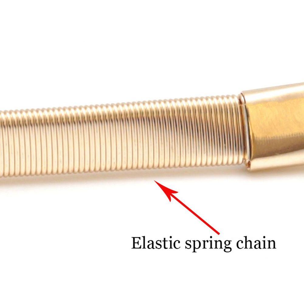 Accessories Gold Waist Corset Chain Belts Metal Waist Belts Women Waist Chain Metal Elastic Belt