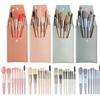 Portable 8-Piece Mini Makeup Brush Set: Concealer, Foundation, and Powder Brushes