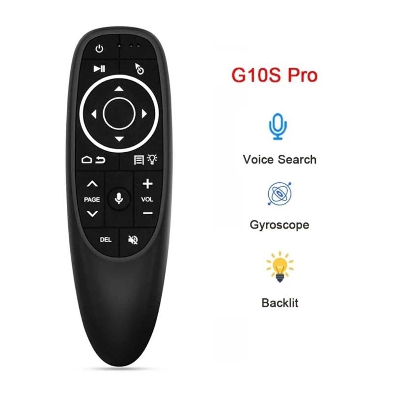 G10S PROBT Remote Control 2.4G Wireless Voice Air Mouse Remote Gyroscope Backlit BLE5.0 Remote Control