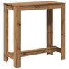 Vidaxl Tavolo da Bar, Rovere Artisian, 102X50X103,5 Cm