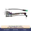 2 Din Car Dvd Fascia Multimedia for Honda 2011-2014 FIT MPV FREED 10.1inch MP3 MP5 Video Audiostereo Panel Frame Cables Harness