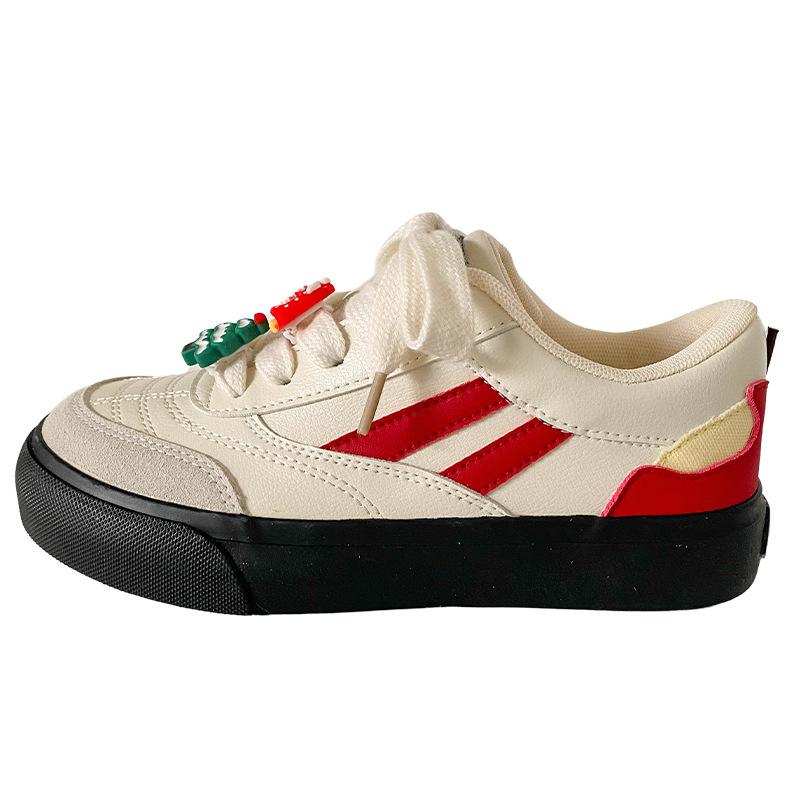 

BE-6805 Латексная стелька Рождественские аксессуары DIY обувь для доски женская обувь маленькие белые туфли 2025 весна и осень новый нишевый дизайн 40 бежевый